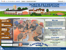 Tablet Screenshot of northpethertonprimary.co.uk